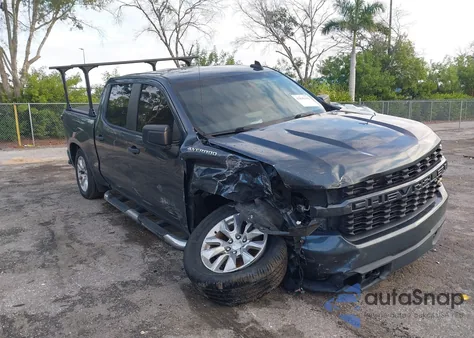 2019 Chevrolet Silverado 1500 Custom из США, поврежденный, VIN 3GCPWBEF4KG227907